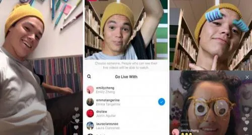 Instagram habilitó la transmisión simultánea en vivo