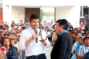 Eduardo Rivera visitó Oriental este fin de semana