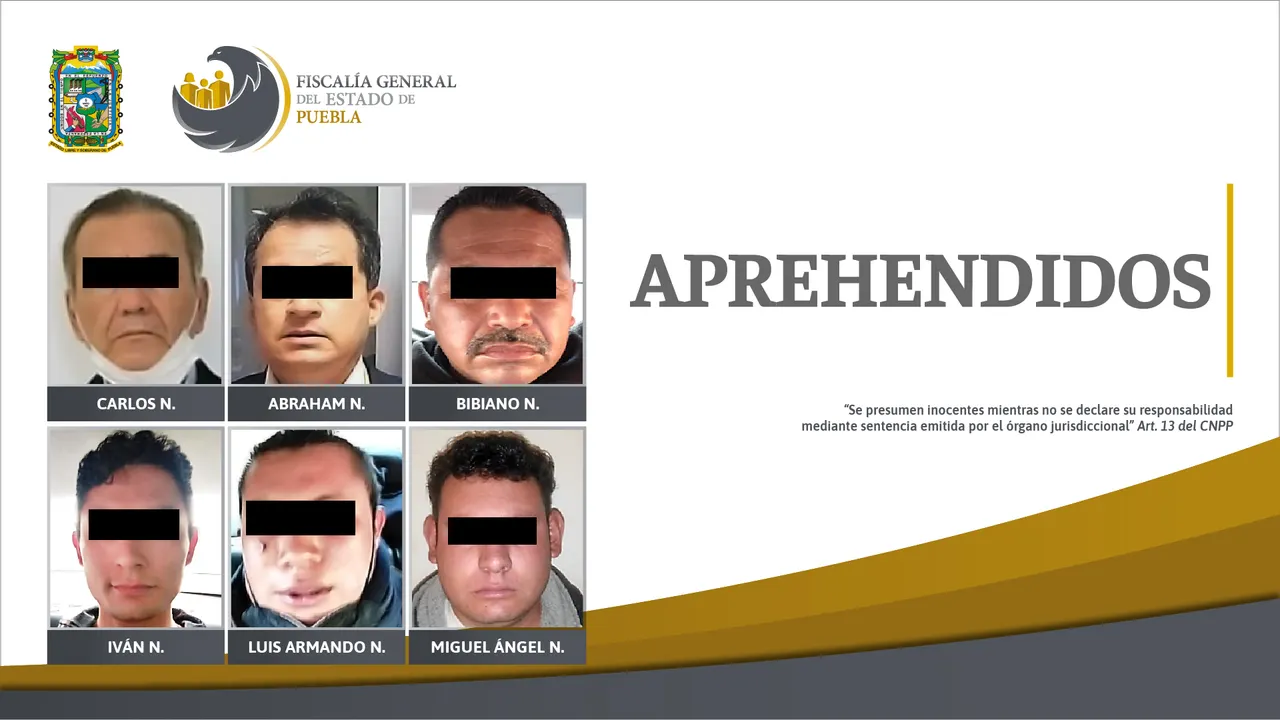 Detienen a 6 funcionarios públicos del municipio de Zacatlán