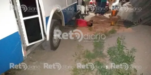 Mecánico muere aplastado por microbús en Xochimehuacan