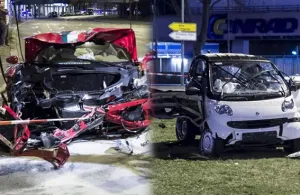 Smart destroza a Ferrari 458 Speciale