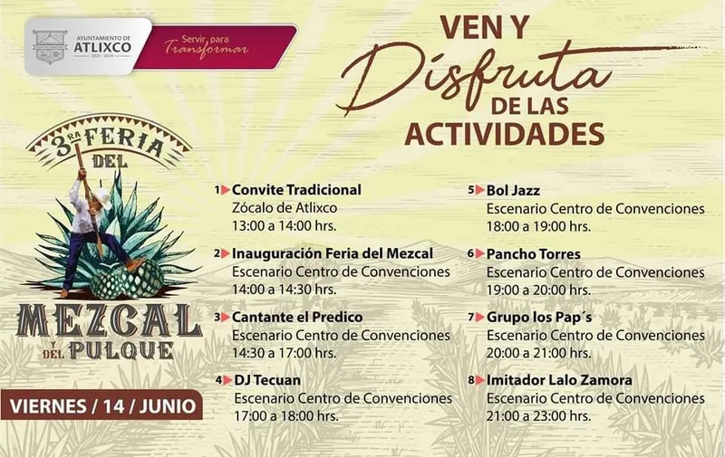 Feria del Mezcal y del Pulque en Atlixco