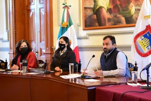 Pide alcaldesa al gobernador, diálogo para enfrentar al Covid-19