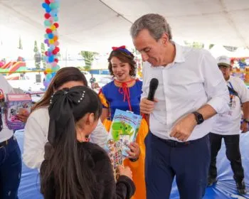 Ayuntamiento de Puebla celebra a hijas e hijos de policías con feria en la Academia de Formación