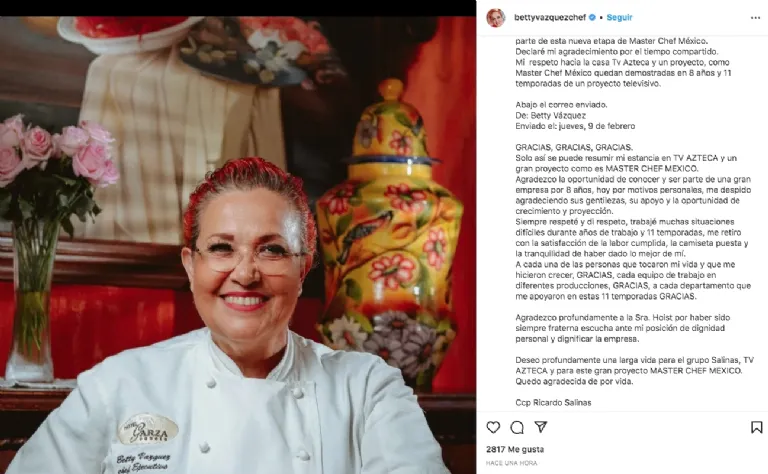 Chef Betty Vázquez