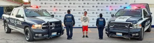 Detuvo policía municipal de Puebla a hombre presuntamente relacionado en el homicidio de un varón