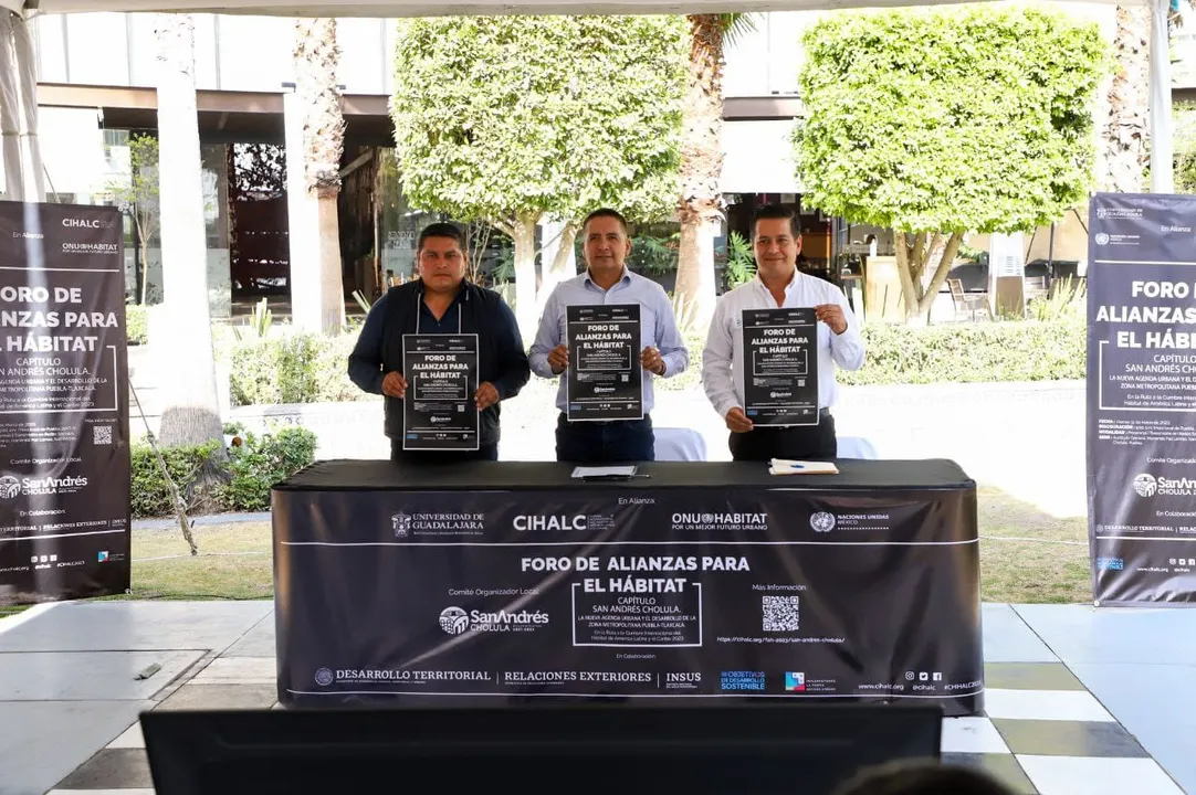 a segunda edición del Foro Alianzas para el Hábitat Capítulo San Andrés Cholula