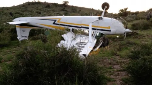 Avioneta se desploma en el Gran Peñón, San Luis Potosí