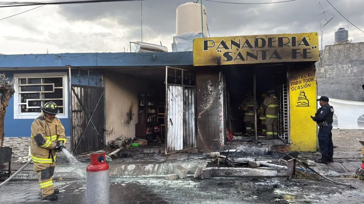 Incendio Panaderia Tehuacan