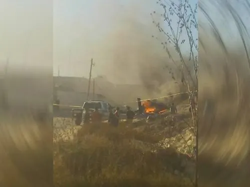 Perseguían a ladrones y se desploma helicóptero en Tijuana