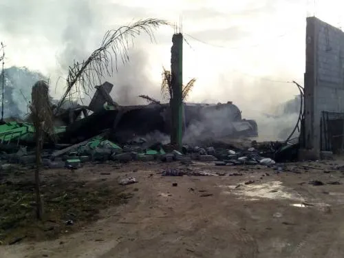 Estalla bodega y pipa de gas en San José Carpinteros en Tepeaca; no hay heridos
