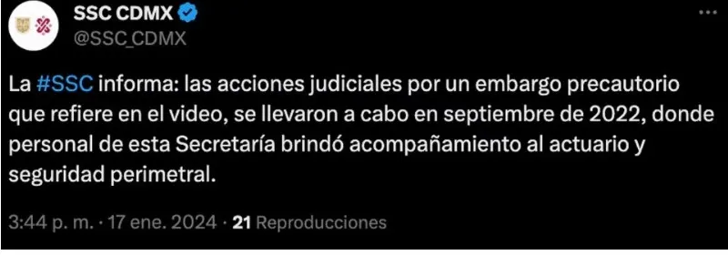 Se desmiente la supuesta detención de Marco Landucci en video viral