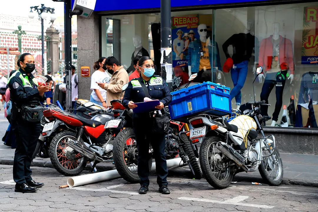 Motocicletas Parquimetros