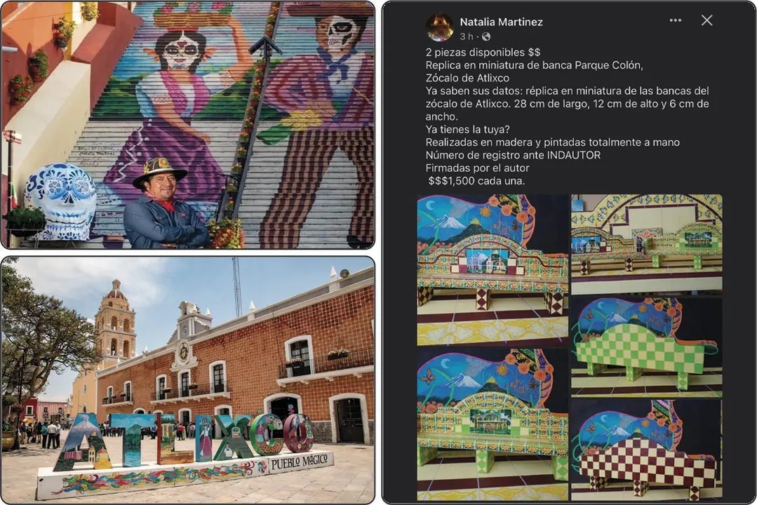 Un pintor registra como su propiedad importantes espacios públicos de Atlixco