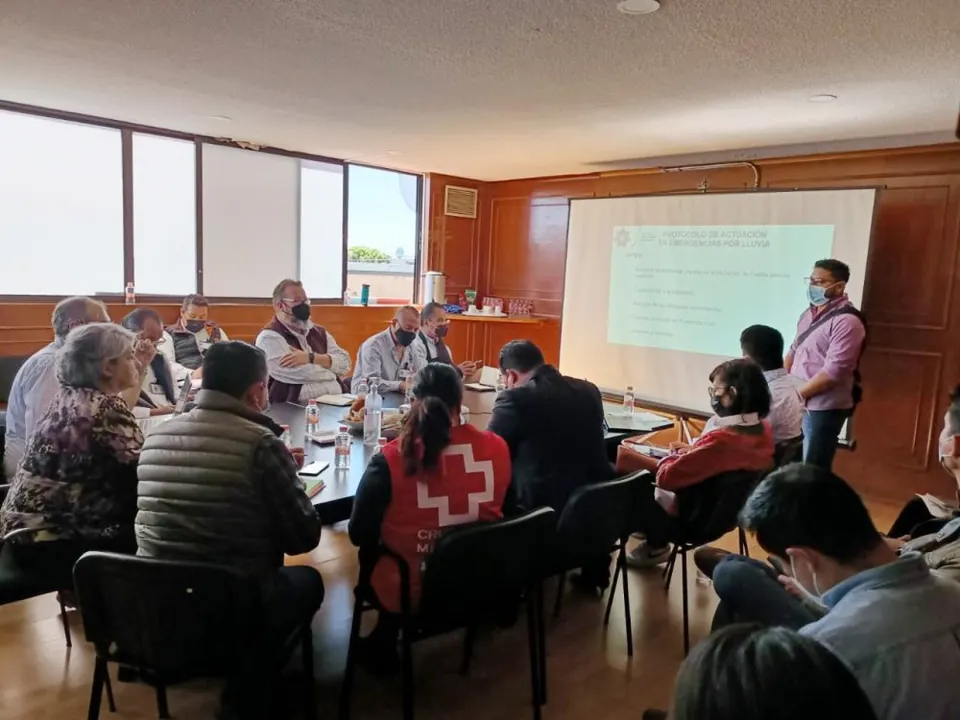 CEASPUE, sumada a trabajos de prevención de inundaciones
