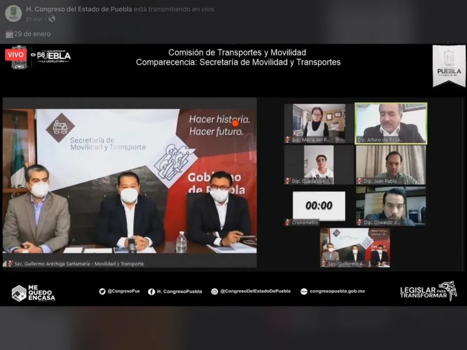 En Comisión de la LX Legislatura, comparece el titular de la Secretaría de Movilidad y Transportes
