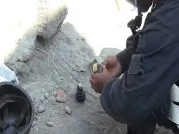 Encuentran granada en terreno baldío de Atlixco