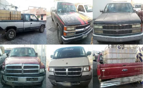 SSP y Ejército Mexicano decomisaron 15 mil 100 litros de combustible robado