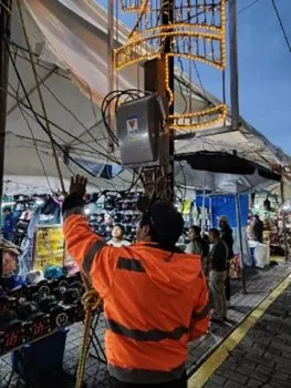 San Pedro Cholula realiza 83 acciones de mantenimiento y mejora al alumbrado público