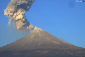Normal la actividad del Popo ante destrucción del domo