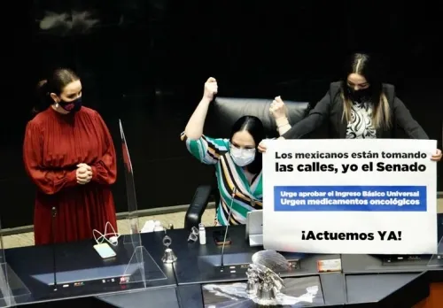 Suspenden sesión en Senado por agresión de panista contra presidenta Fernández