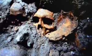 Hallan el tzompantli principal de Tenochtitlán en centro histórico del DF