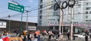 Pueblos Unidos protestan contra planta de Bonafont en Juan C. Bonilla
