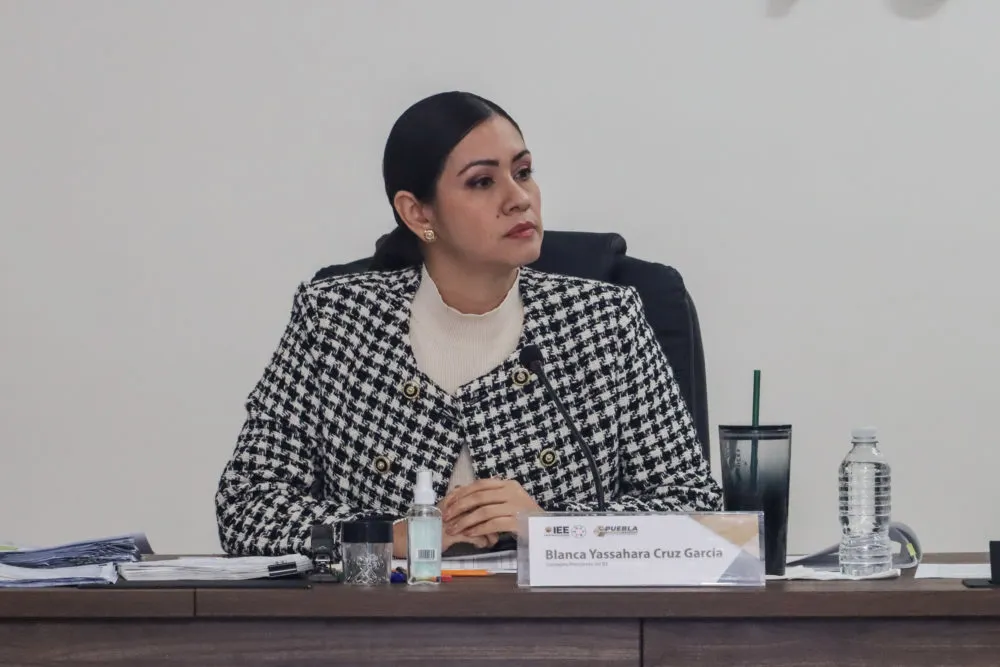 Blanca Yassahara Cruz García, presidenta del IEE Puebla