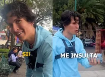 Joven influencer salió a las calles y retó a varias personas a insultarlo a cambio de dinero