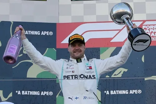 Bottas gana en Japón y consagra a Mercedes