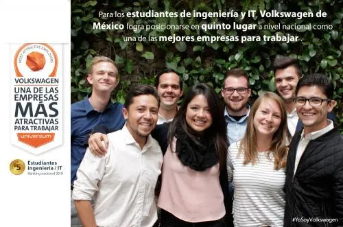 VW de México entre las mejores empresas para trabajar en ingenierías