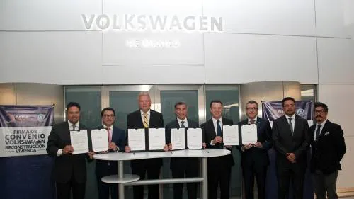 VW anuncia colaboración para la reconstrucción de más de 100 casas dañadas por el sismo del 19S