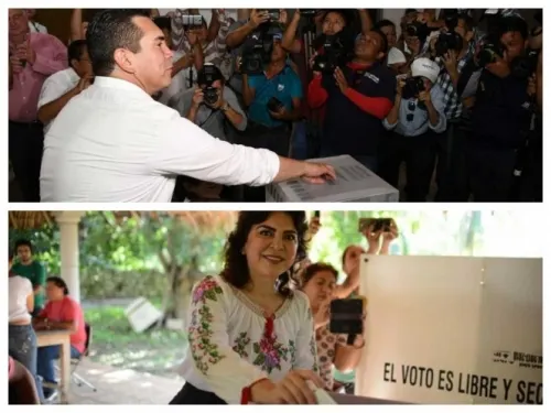 Votan Ortega y Cárdenas en elección del PRI