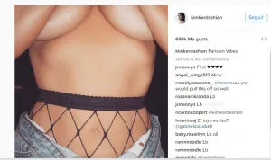 Kim Kardashian muestra sexi imagen en instagram