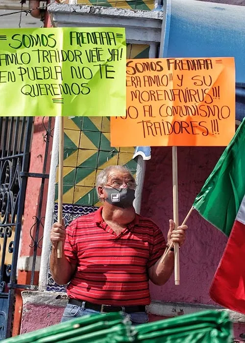 El peligroso ente de ultraderecha de muchas cabezas que es FRENAA-Puebla