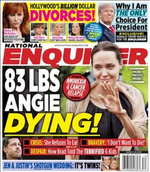 Angelina Jolie pesaría 40 kilos