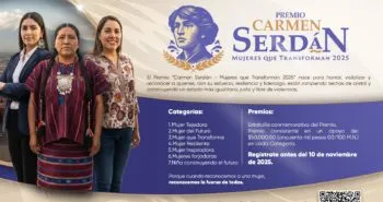 Gobierno de Puebla convoca al Premio “Carmen Serdán, Mujeres que Transforman 2025”