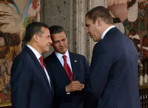 Asiste RMV a recepción para Ejecutivo del Perú en Palacio Nacional