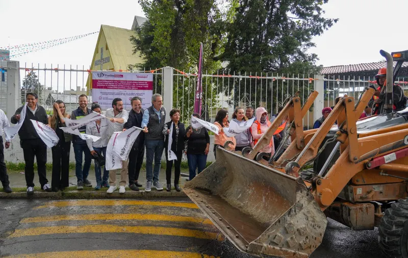 Arranca Ayuntamiento de Puebla rehabilitación vial en la unidad habitacional Loma Bella