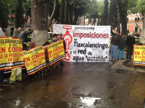 Pobladores de Tlaxcalancingo y San Andrés Cholula evitarán clausura de pozos noria