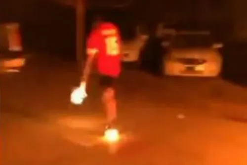 Aficionado se incendia en pleno festejo, tras campeonato de los Chiefs