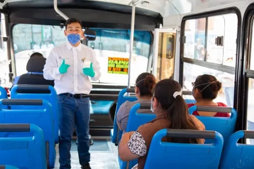 Sanciona SMT a 30 unidades del transporte público por rebasar capacidad de pasajeros