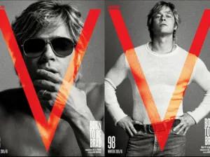 Brad Pitt se luce en la portada de la revista ‘V’