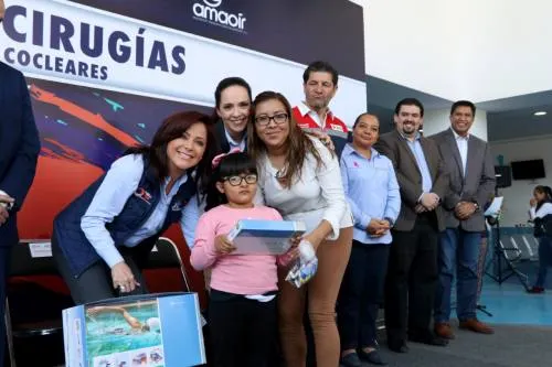 Dinorah López encabeza Jornada de Salud a favor de la niñez con discapacidad auditiva