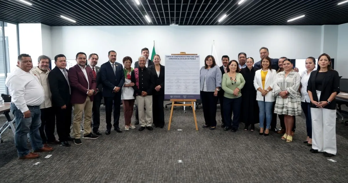 Congreso Pue Carta Compromisos Sana Convivencia Escolar