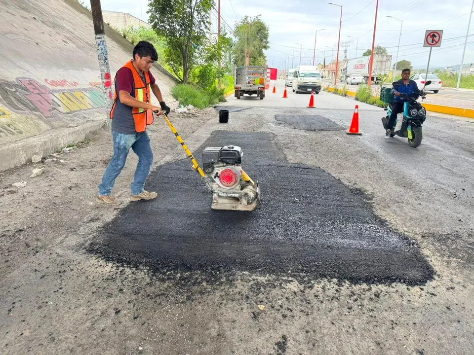 Trabajos de bacheo