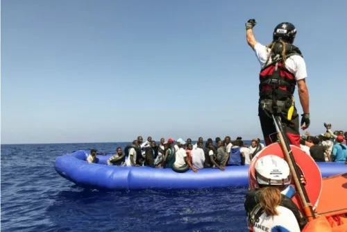 Más de 250 migrantes rescatados en el Mediterráneo