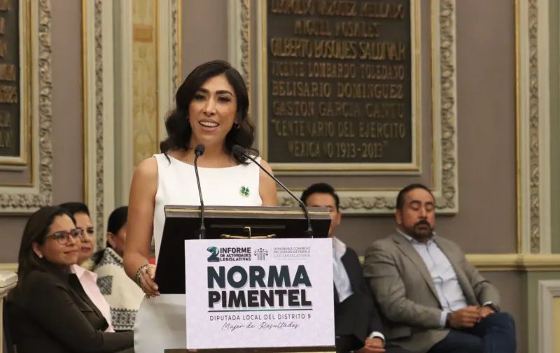 Avances legislativos para la protección de las mujeres, resalta Norma Pimentel en su Segundo Informe de Actividades