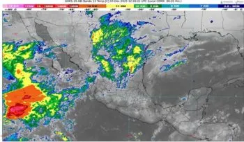 Frente frío 17 provocará fuertes lluvias, frío extremo y vientos intensos en gran parte del país