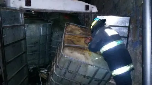 SSP aseguró vehículo que transportaba hidrocarburo robado